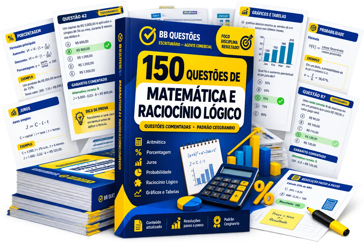 Capa — Matemática e Raciocínio Lógico